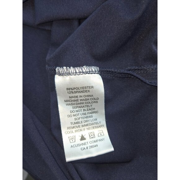 FootJoy FJ Mens XL Navy Polo Polyester/Spandex Blend - Picture 6 of 8